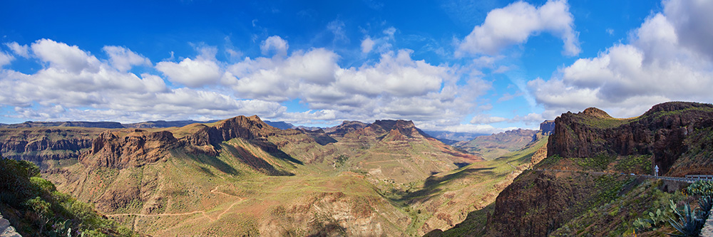 Mirador de las Yeguas Gran Canaria Wandbild - Bild auf Leinwand, Acrylglas oder Alu-Dibond