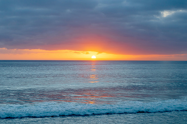 Atlantischer Sonnenuntergang Gran Canaria Wandbild - Bild auf Leinwand, Acrylglas oder Alu-Dibond