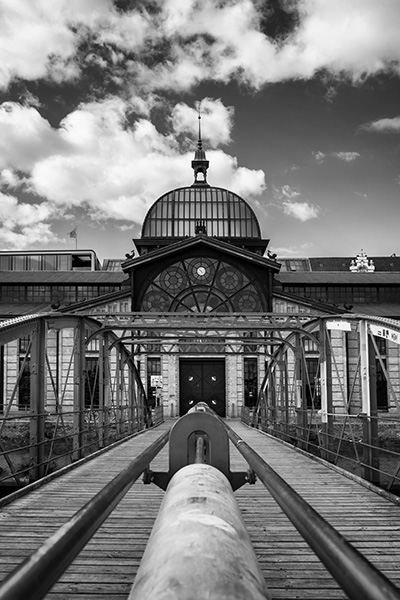 Fischauktionshalle Altona - Hamburgbild auf Leinwand, Acrylglas oder als Poster