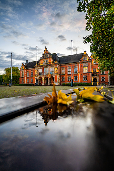 Rathaus Harburg - Hamburg Bild auf Leinwand, Acrylglas oder als Poster