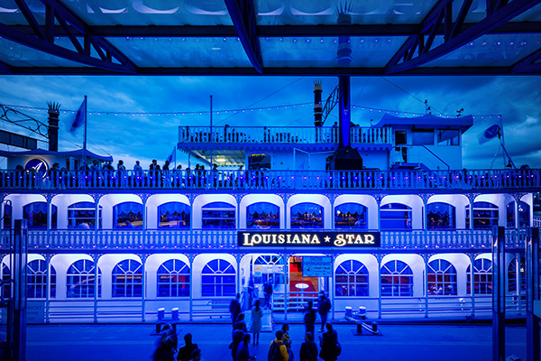 Blue Dream - Bild von der Louisiana Star auf Leinwand, Acrylglas oder als Poster