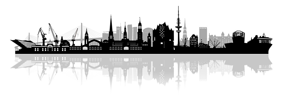 Elbphilharmonie und Hafencity - Leinwandbild, Glasbild, Poster 