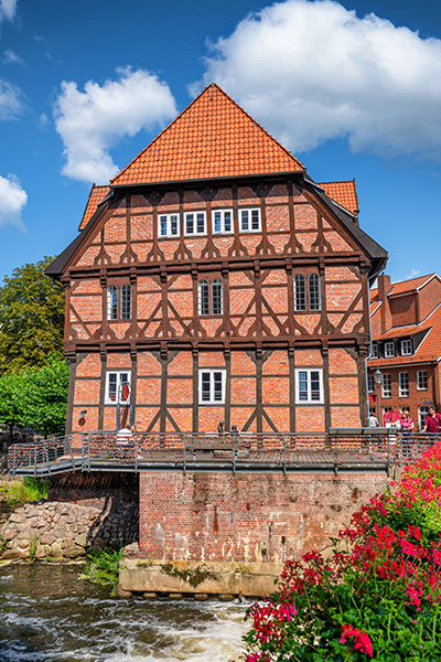 Lüneburg - Lüner Mühle - Bild auf Leinwand, Acrylglas oder als Poster