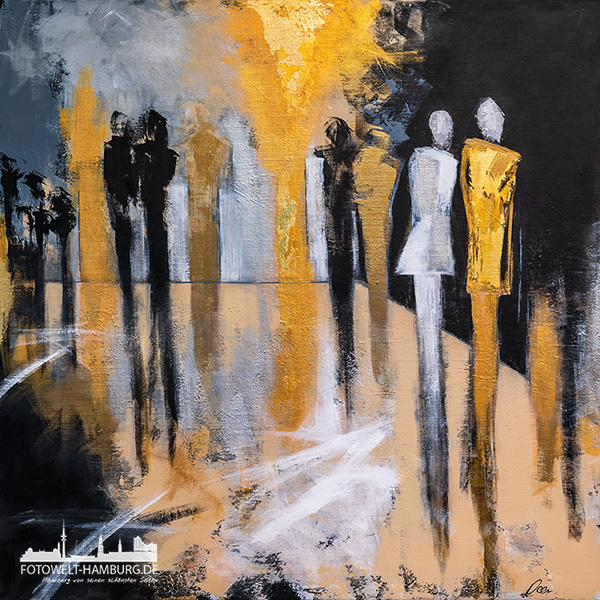 Showroom - Modernes Gemälde als Kunstdruck auf Leinwand, Acrylglas oder als Poster