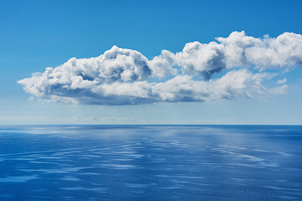 Ozeanwolken Gran Canaria Wandbild - Bild auf Leinwand, Acrylglas oder Alu-Dibond